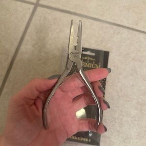 Silver Pliers for Hair Extensions